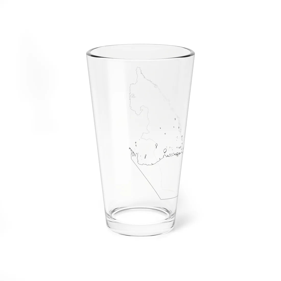United Arab Emirates-Flagmap (United Arab Emirates) Pint Glass 16oz - Go Mug Yourself