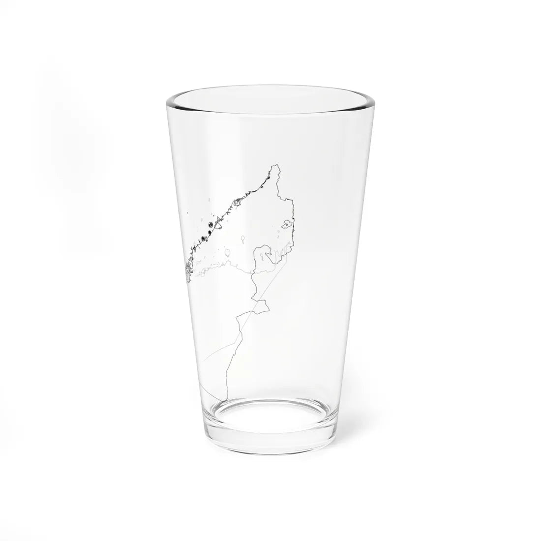 United Arab Emirates-Flagmap (United Arab Emirates) Pint Glass 16oz - Go Mug Yourself