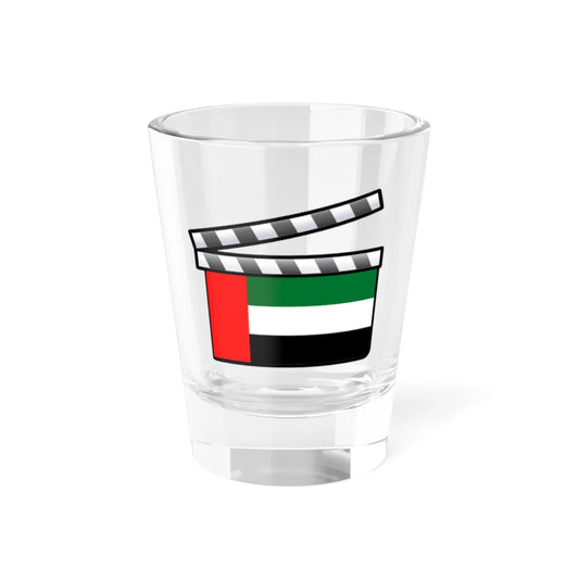 United Arabic Emirates film clapperboard (United Arab Emirates) Shot Glass 1.5oz 1.5oz - Go Mug Yourself