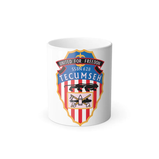 United For Freedom SSBN 262 Tecumseh (U.S. Navy) Color Changing Mug 11oz-11oz-Go Mug Yourself