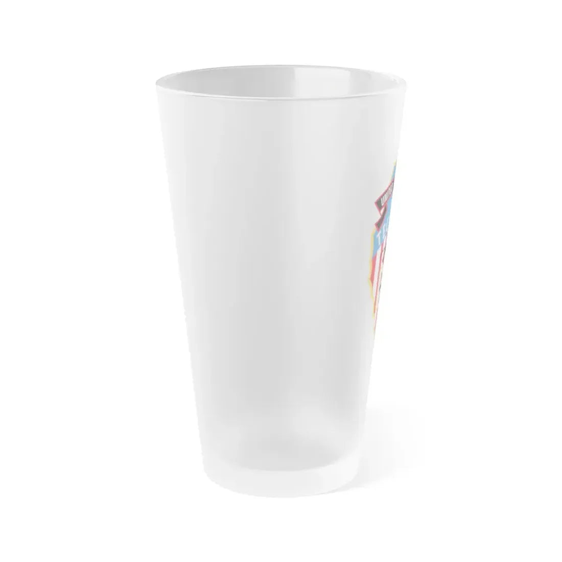 United For Freedom SSBN 262 Tecumseh (U.S. Navy) Frosted Pint Glass 16oz - Go Mug Yourself
