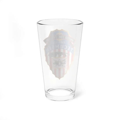 United For Freedom SSBN 262 Tecumseh (U.S. Navy) Pint Glass 16oz - Go Mug Yourself