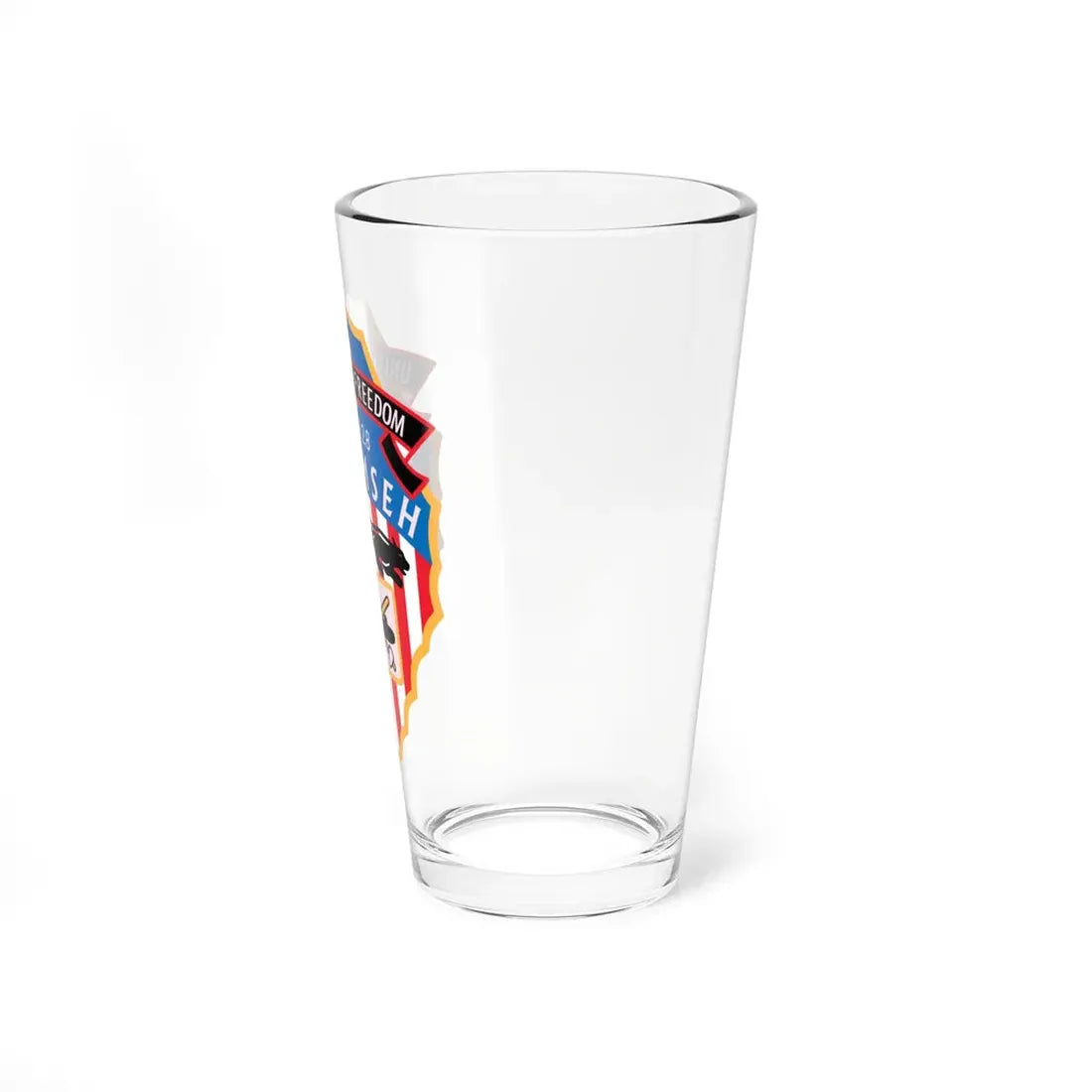 United For Freedom SSBN 262 Tecumseh (U.S. Navy) Pint Glass 16oz - Go Mug Yourself