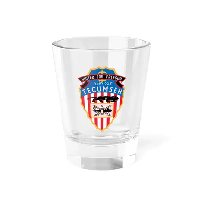 United For Freedom SSBN 262 Tecumseh (U.S. Navy) Shot Glass 1.5oz 1.5oz - Go Mug Yourself
