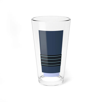 United Kingdom AirForce OF 5 Sleeve (India) (Military Rank) Pint Glass 16oz 16oz - Go Mug Yourself