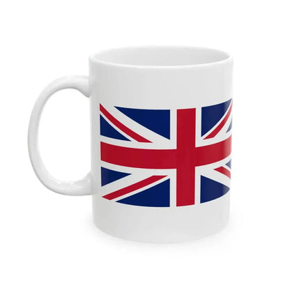 United Kingdom and United States flags (United States) White Coffee Mug - Go Mug Yourself