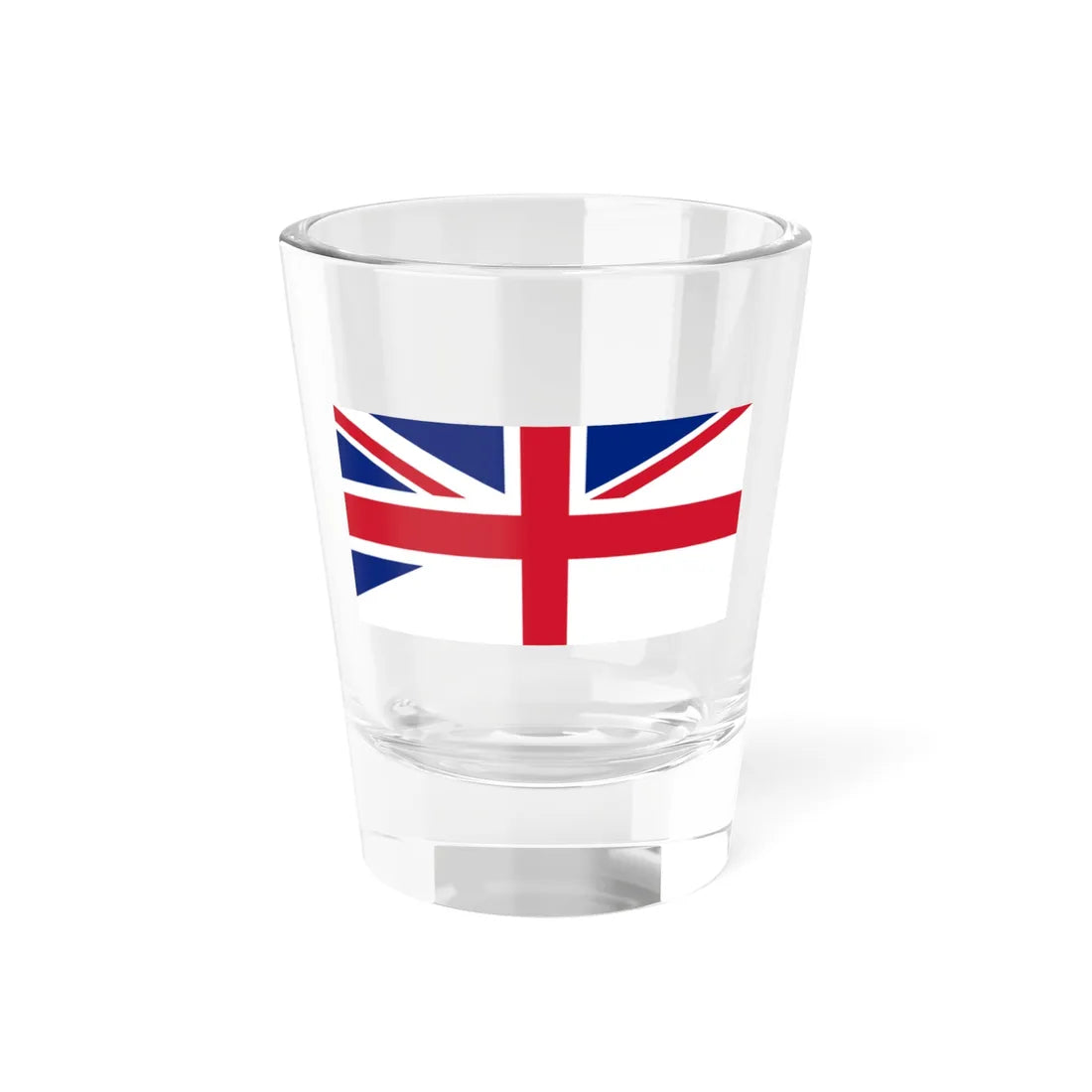 United Kingdom-England flag hybrid (England) Shot Glass 1.5oz 1.5oz - Go Mug Yourself