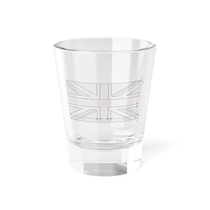 United Kingdom Flag Specifications (United Kingdom) Shot Glass 1.5oz 1.5oz - Go Mug Yourself