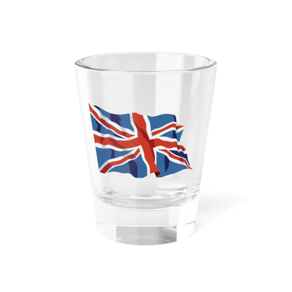 United Kingdom flag waving icon (United Kingdom) Shot Glass 1.5oz 1.5oz - Go Mug Yourself