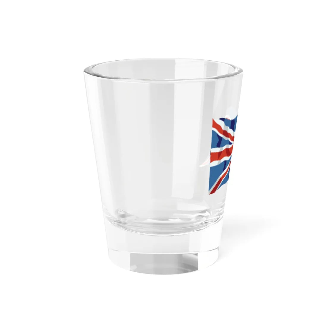 United Kingdom flag waving icon (United Kingdom) Shot Glass 1.5oz - Go Mug Yourself