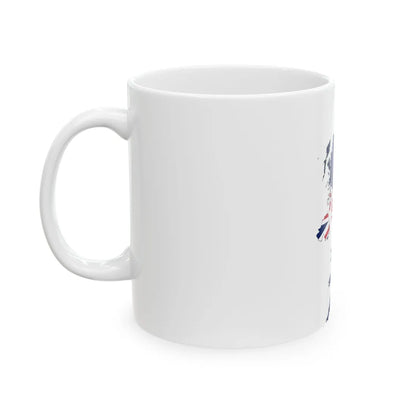 United Kingdom-Flagmap (United Kingdom) White Coffee Mug - Go Mug Yourself