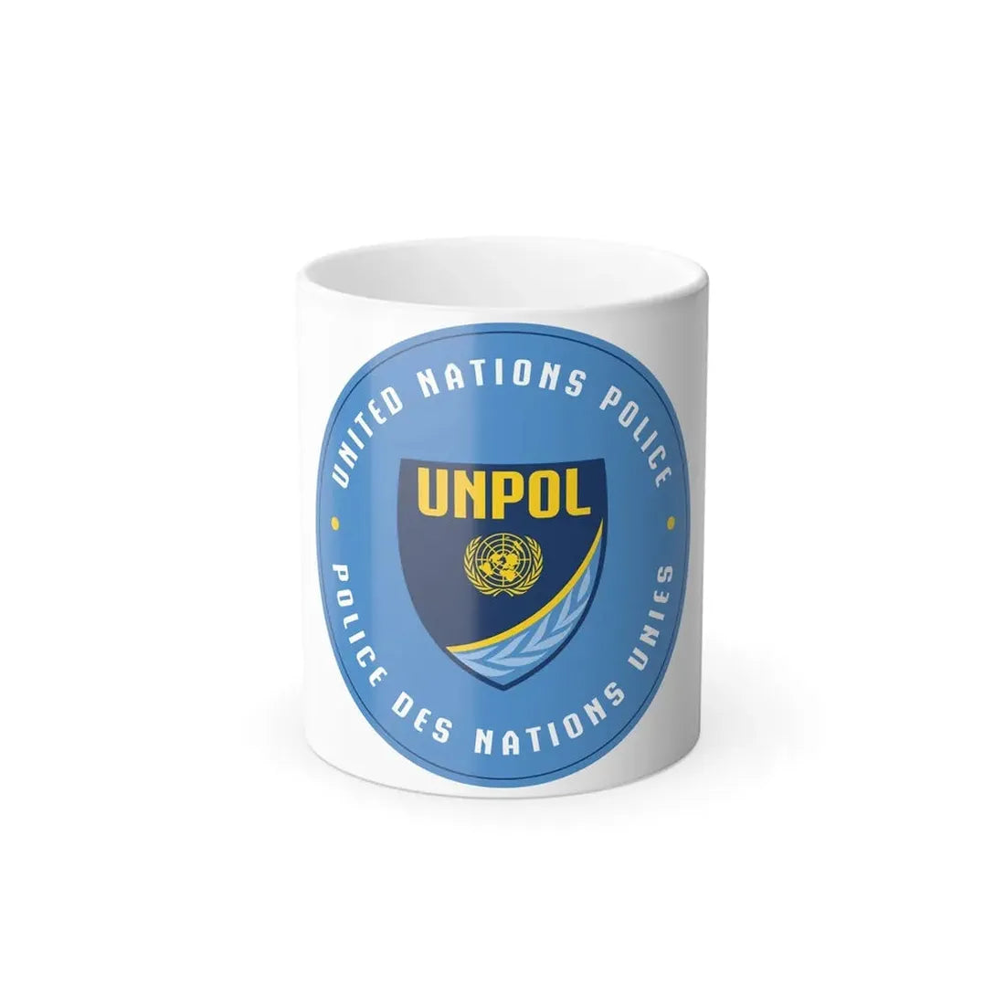 United Nations Police - Color Changing Coffee Mug 11oz - Go Mug Yourself