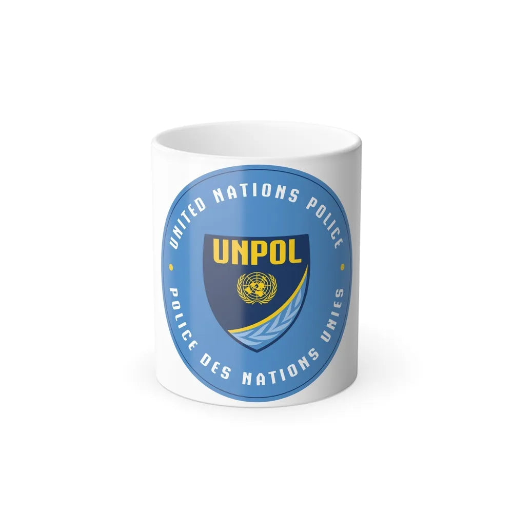 United Nations Police - Color Changing Mug 11oz-11oz-Go Mug Yourself