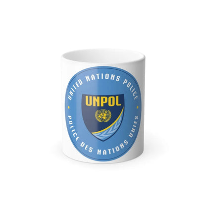 United Nations Police - Color Changing Mug 11oz-11oz-Go Mug Yourself