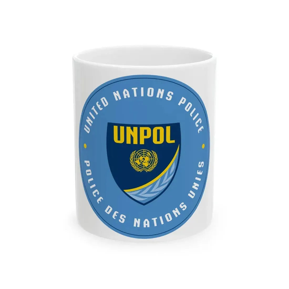 United Nations Police - White Coffee Mug 11oz - Go Mug Yourself
