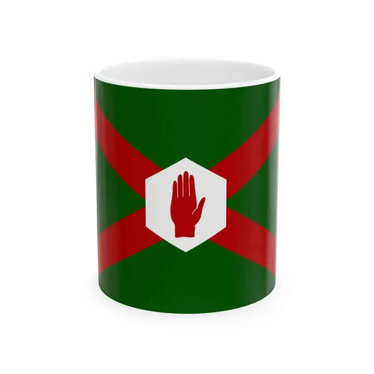 United northern ireland flag bland (Ireland) White Coffee Mug 11oz - Go Mug Yourself