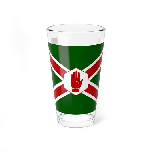 United northern ireland flag (Ireland) Pint Glass 16oz 16oz - Go Mug Yourself