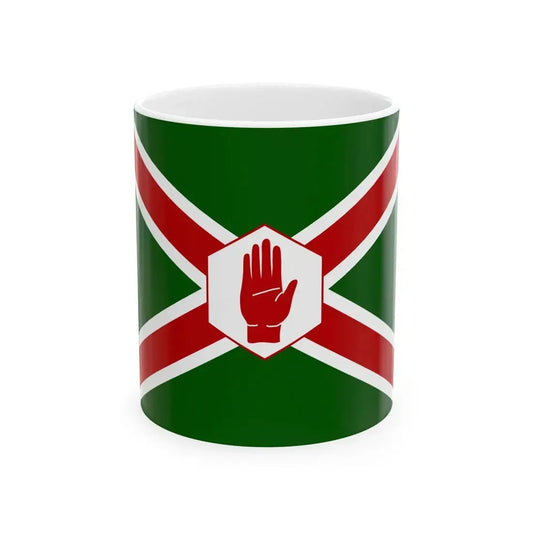 United northern ireland flag (Ireland) White Coffee Mug 11oz - Go Mug Yourself