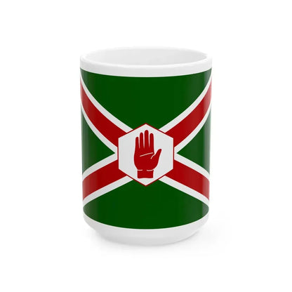 United northern ireland flag (Ireland) White Coffee Mug 15oz - Go Mug Yourself