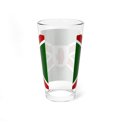 United northern ireland flag shield (Ireland) Pint Glass 16oz - Go Mug Yourself