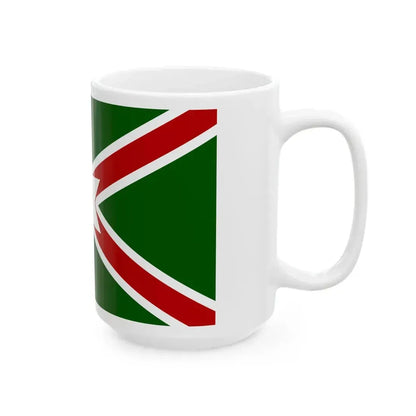 United Saint Patricks flag for Northern Ireland (Ireland) White Coffee Mug - Go Mug Yourself