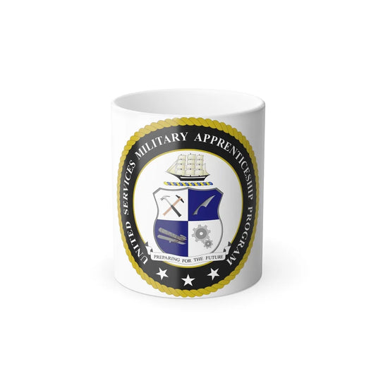 United Services Military Apprenticeship Program USMAP (U.S. Navy) Color Changing Mug 11oz-11oz-Go Mug Yourself