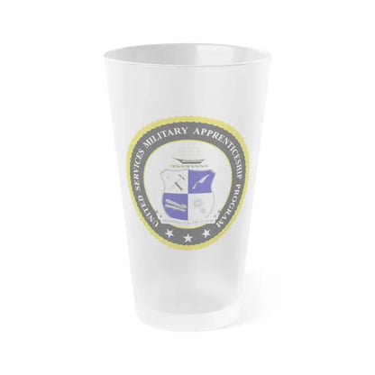 United Services Military Apprenticeship Program USMAP (U.S. Navy) Frosted Pint Glass 16oz Default Title - Go Mug Yourself