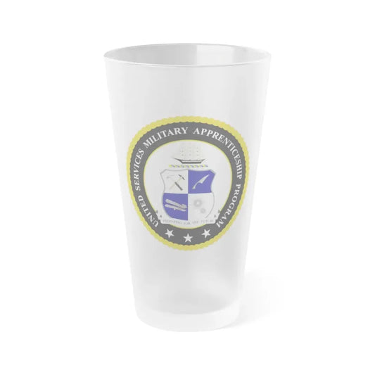 United Services Military Apprenticeship Program USMAP (U.S. Navy) Frosted Pint Glass 16oz Default Title - Go Mug Yourself