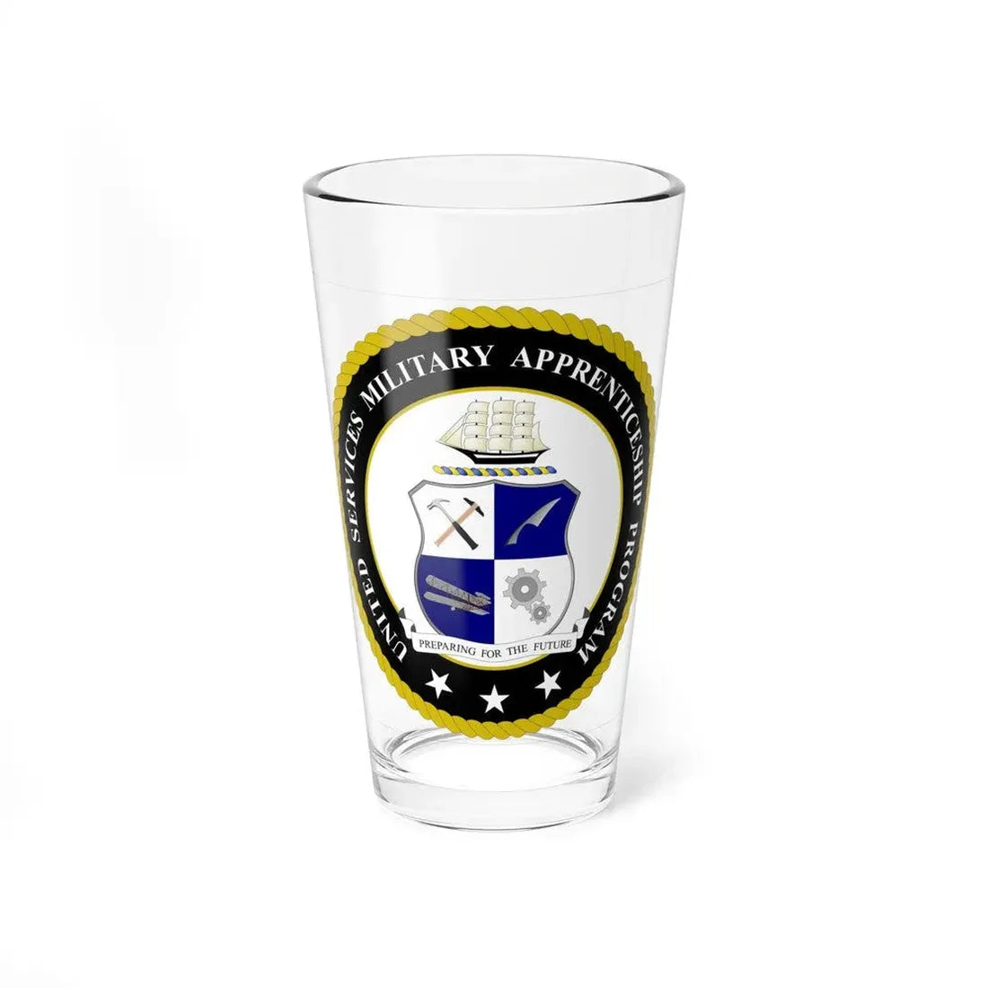 United Services Military Apprenticeship Program USMAP (U.S. Navy) Pint Glass 16oz 16oz - Go Mug Yourself