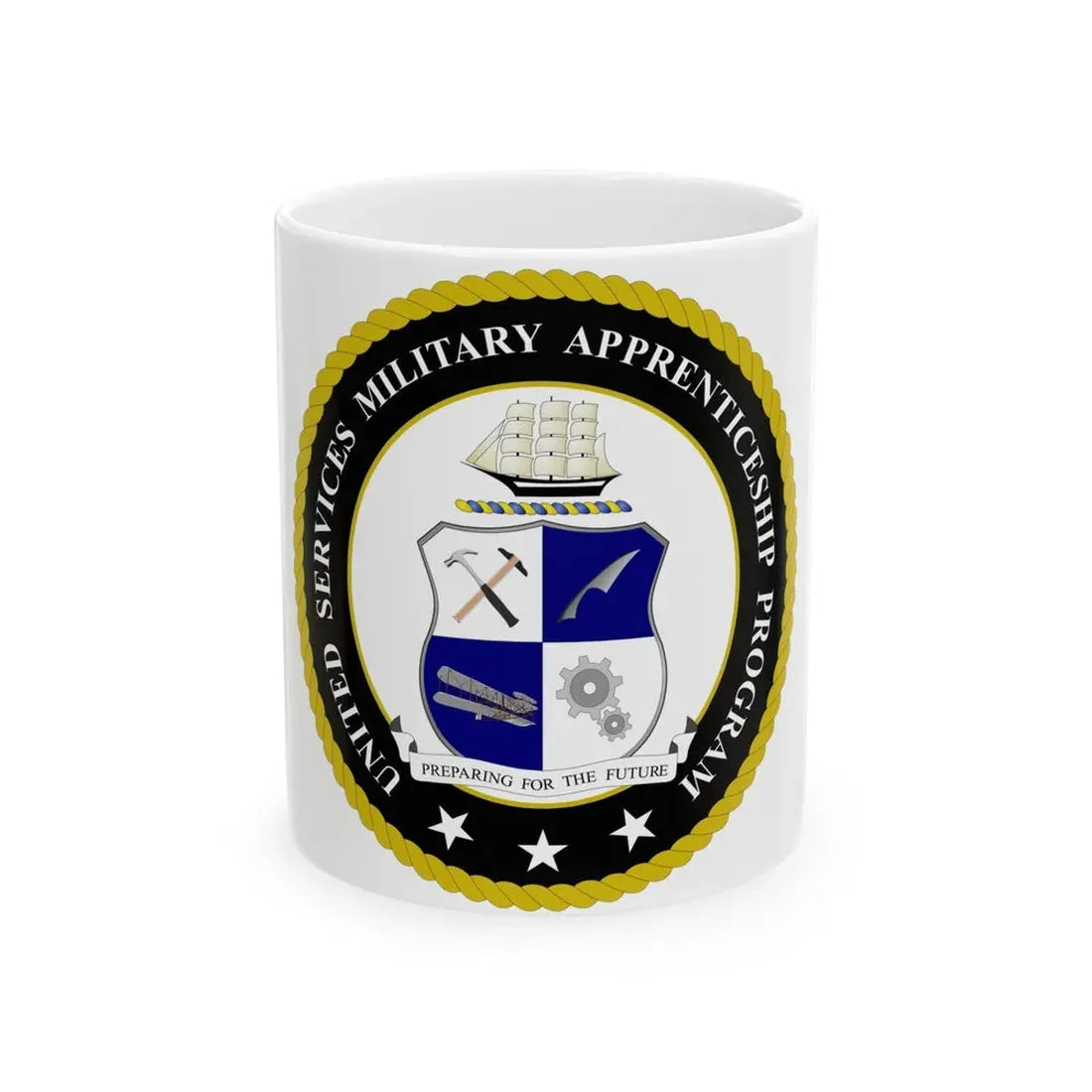 United Services Military Apprenticeship Program USMAP (U.S. Navy) White Coffee Mug 11oz - Go Mug Yourself