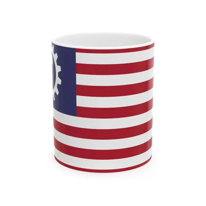 United Socialist States of America flag (United States) White Coffee Mug 11oz - Go Mug Yourself