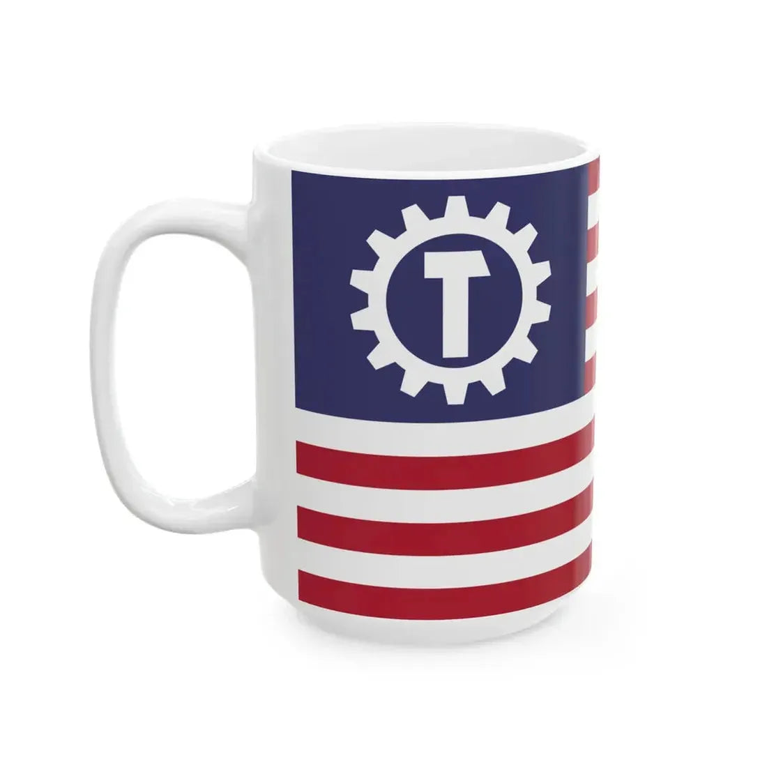 United Socialist States of America flag (United States) White Coffee Mug - Go Mug Yourself
