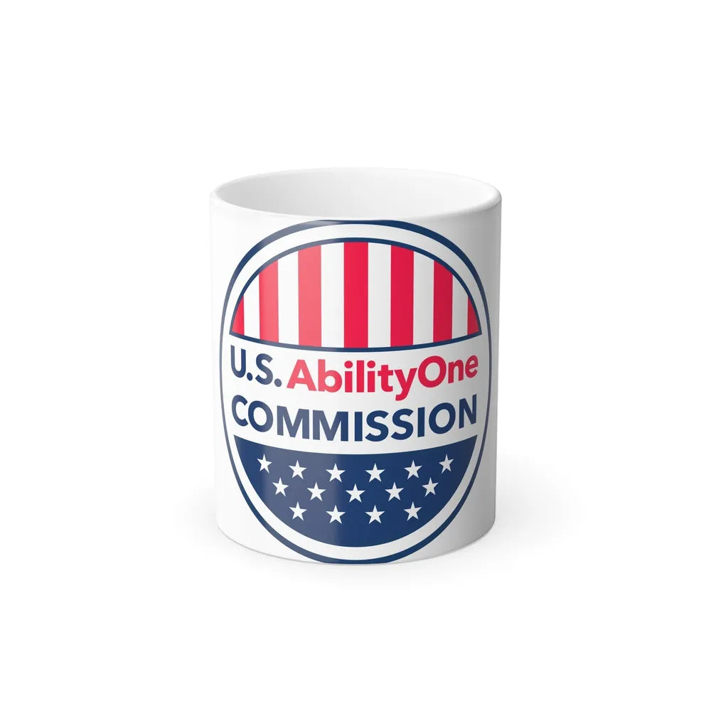 United States Ability One Commission - Color Changing Mug 11oz-11oz-Go Mug Yourself