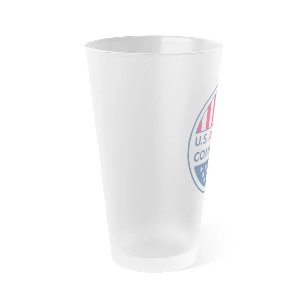 United States Ability One Commission - Frosted Pint Glass 16oz-Go Mug Yourself