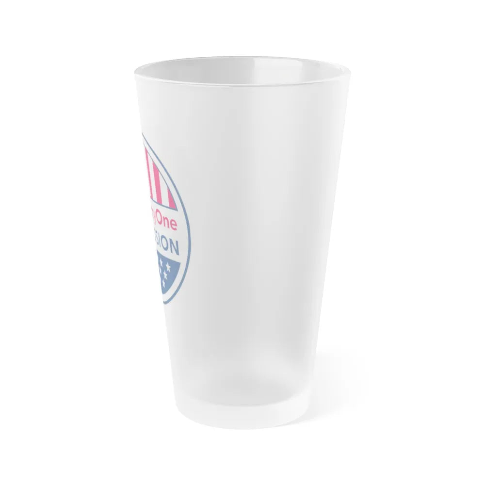 United States Ability One Commission - Frosted Pint Glass 16oz-Go Mug Yourself