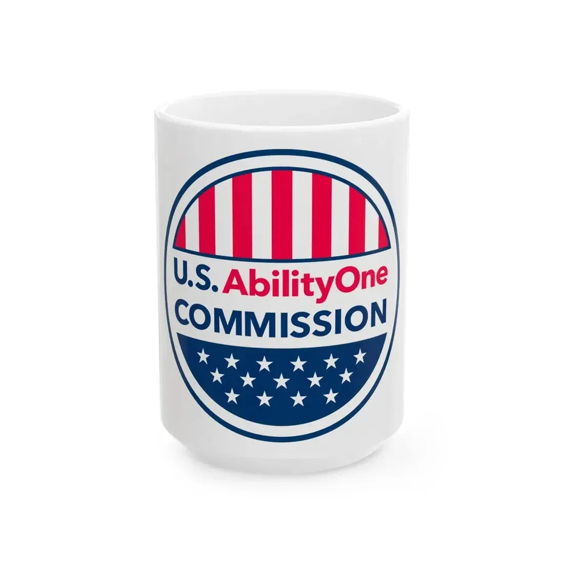 United States Ability One Commission - White Coffee Mug 15oz - Go Mug Yourself