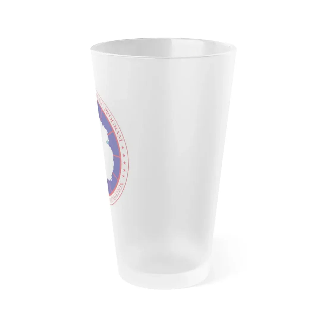 United States Antarctic Program - Frosted Pint Glass 16oz - Go Mug Yourself