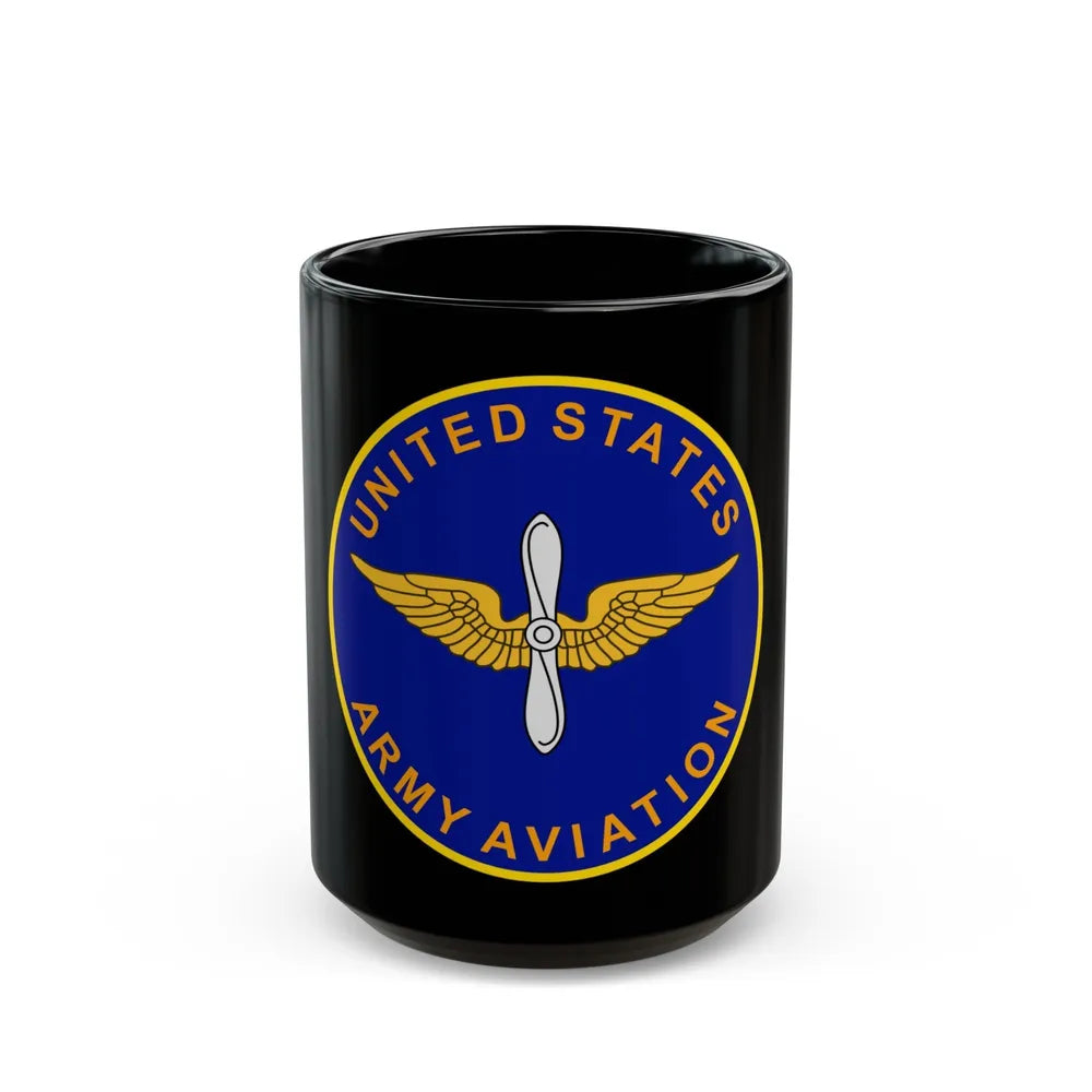United States Aviation Branch (U.S. Army) Black Coffee Mug-15oz-Go Mug Yourself