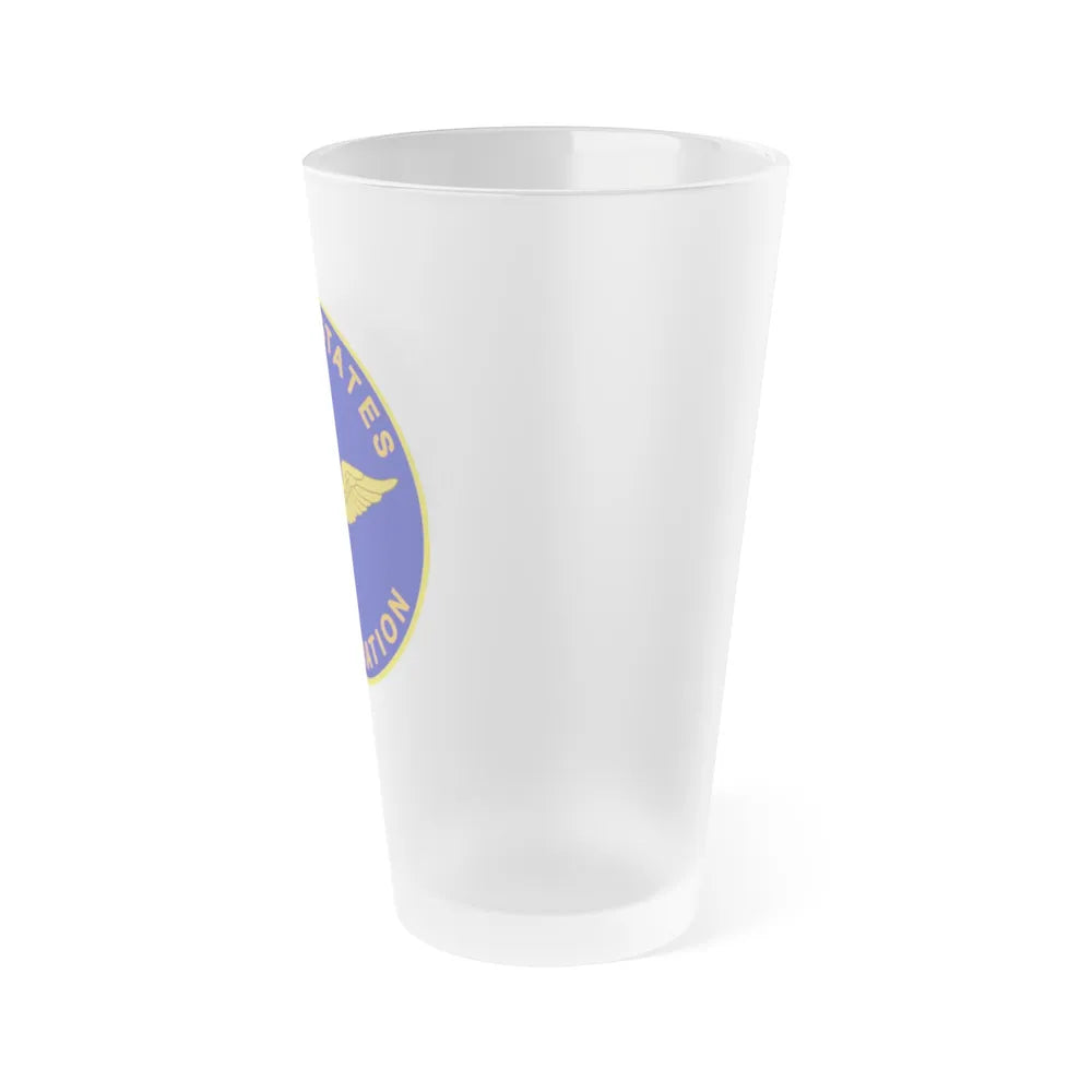 United States Aviation Branch (U.S. Army) Frosted Pint Glass 16oz-Go Mug Yourself