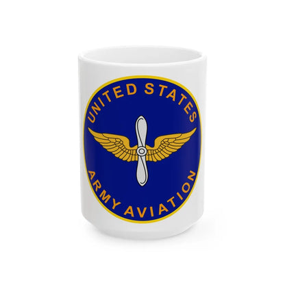 United States Aviation Branch (U.S. Army) White Coffee Mug-15oz-Go Mug Yourself