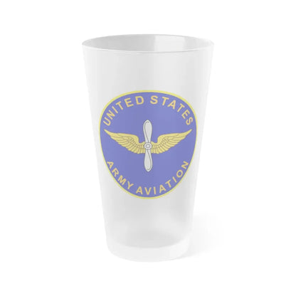 United States Aviation Branch (U.S. Army) Frosted Pint Glass 16oz Default Title - Go Mug Yourself