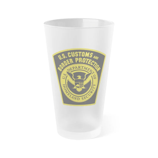 United States Border Patrol - Frosted Pint Glass 16oz-16oz-Frosted-Go Mug Yourself