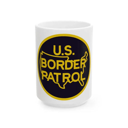 United States Border Patrol v2 - White Coffee Mug 15oz - Go Mug Yourself