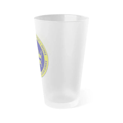 United States Border Patrol v3 - Frosted Pint Glass 16oz - Go Mug Yourself