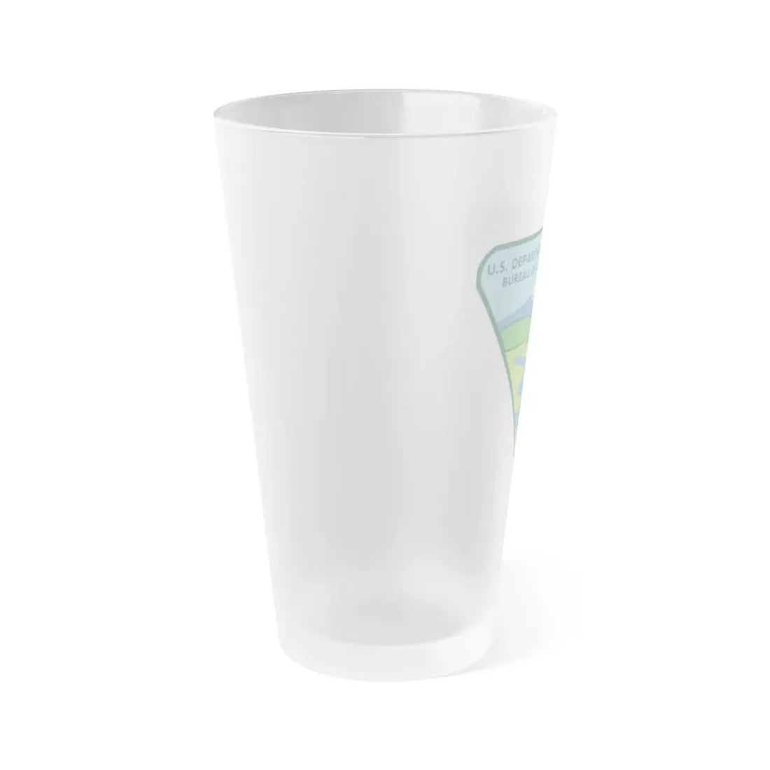 United States Bureau of Land Management - Frosted Pint Glass 16oz - Go Mug Yourself