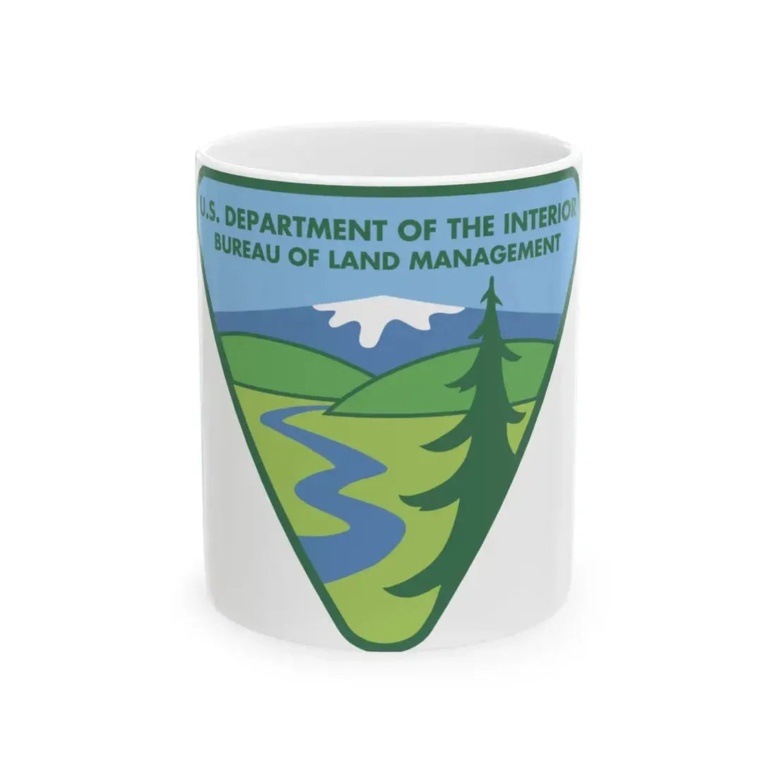 United States Bureau of Land Management - White Coffee Mug 11oz - Go Mug Yourself