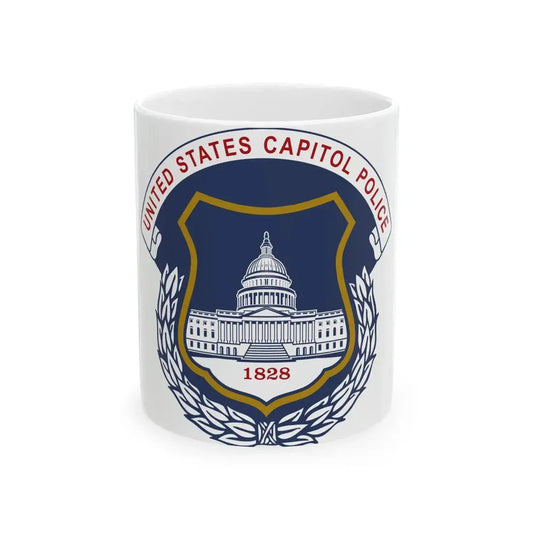United States Capitol Police - White Coffee Mug 11oz - Go Mug Yourself
