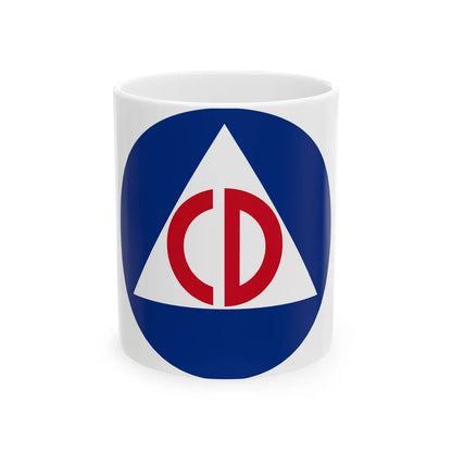 United States Civil Defense - White Coffee Mug-11oz-Go Mug Yourself