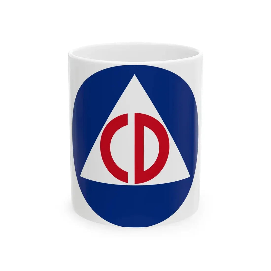 United States Civil Defense - White Coffee Mug 11oz - Go Mug Yourself