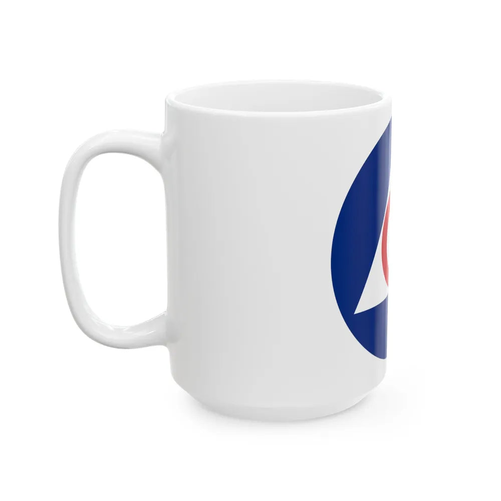 United States Civil Defense - White Coffee Mug-Go Mug Yourself